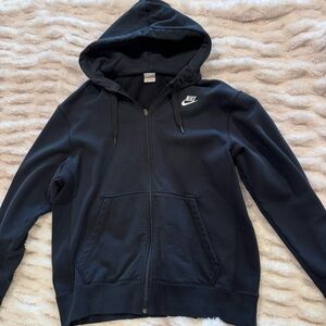 Black Nike Zip Up Hoodie